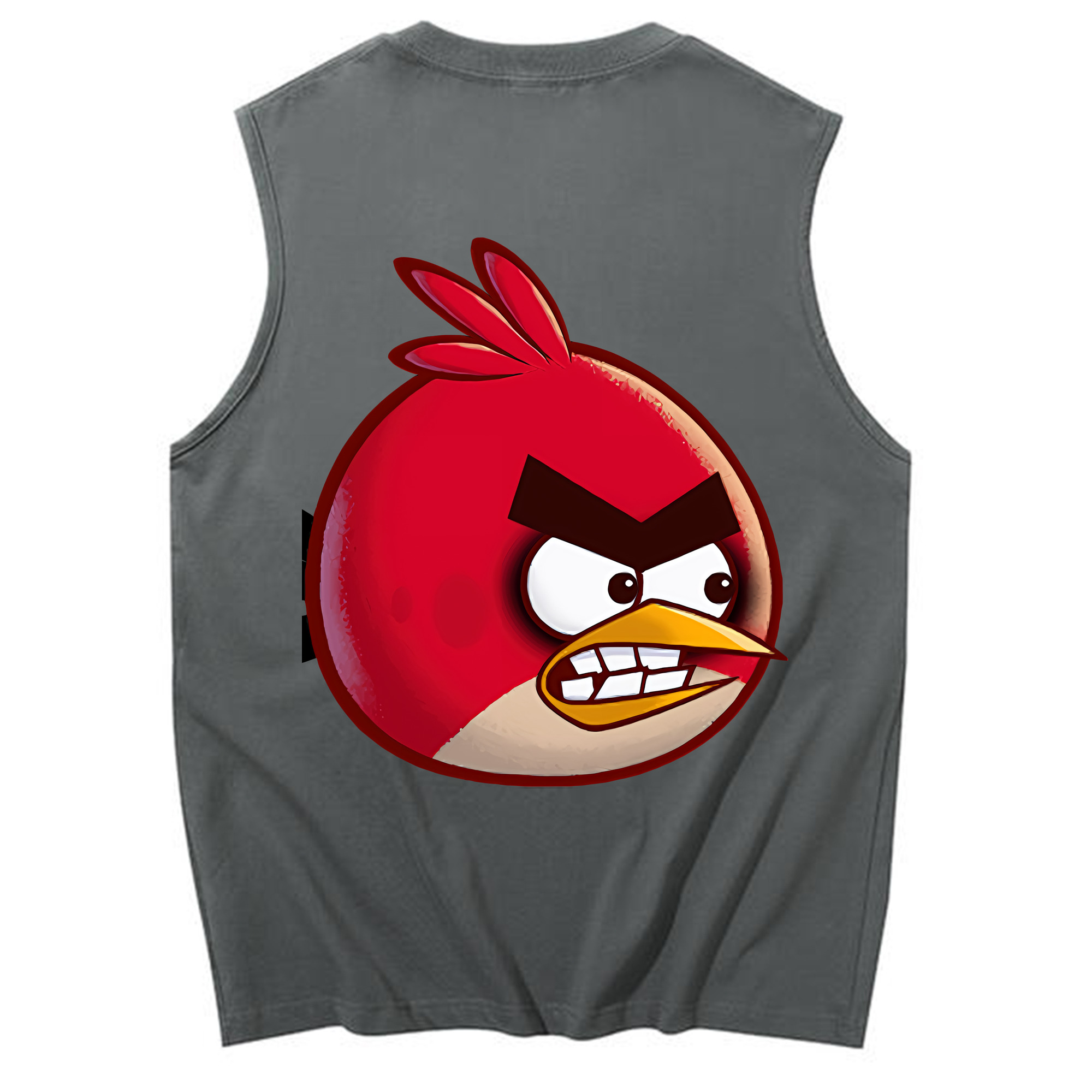（画像用） Angry Birds アングリーバード コットン100％タンクトップ（背面プリント）